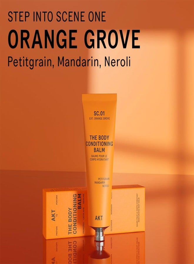 AKT The Body Conditioning Balm 3.4 Fl Oz, Firming Cream, Hydrating Body Balm with Olive Squalane & Lactic Acid, Vegan Moisturizer, Plastic Free, Sc.01 Orange Grove, All Genders - Image 2